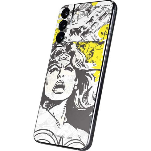 DC Comics Wonder Woman Vintage Comic Art Galaxy S22 Plus Skin